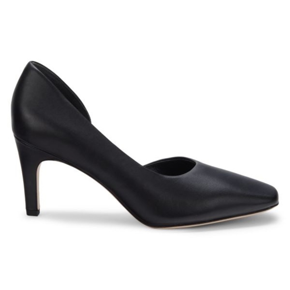 $400 Vince Size 7.5 Tiana Point Toe Leather Pump Heels NWT